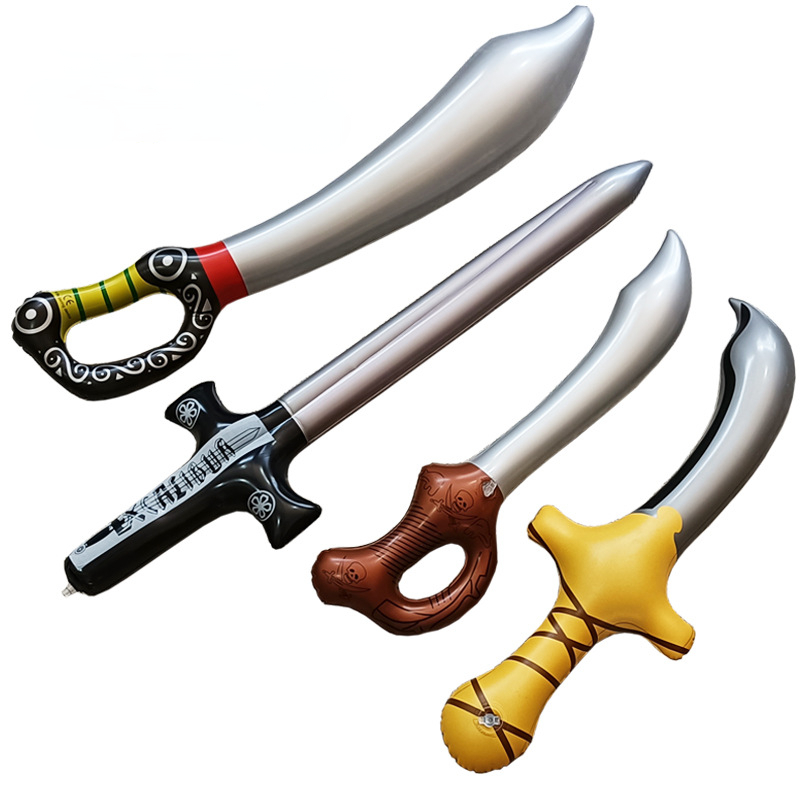 Cosplay Prop Knife - 10 Pcs Inflatable Pirate Swords Halloween