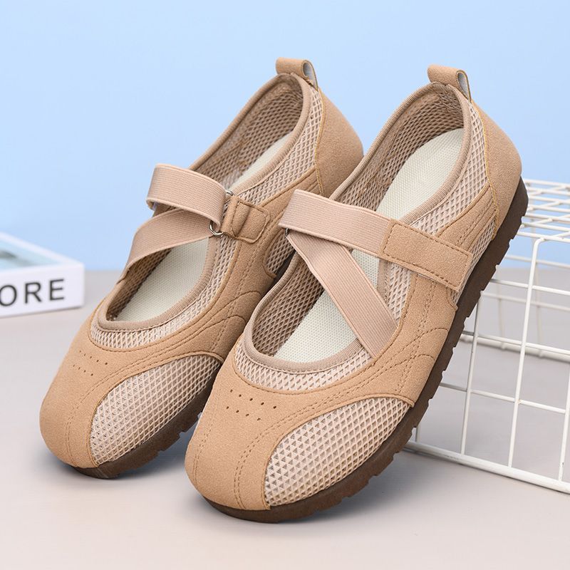 Velcro Hook Loop - 2026 Summer New Women's Mesh Mary