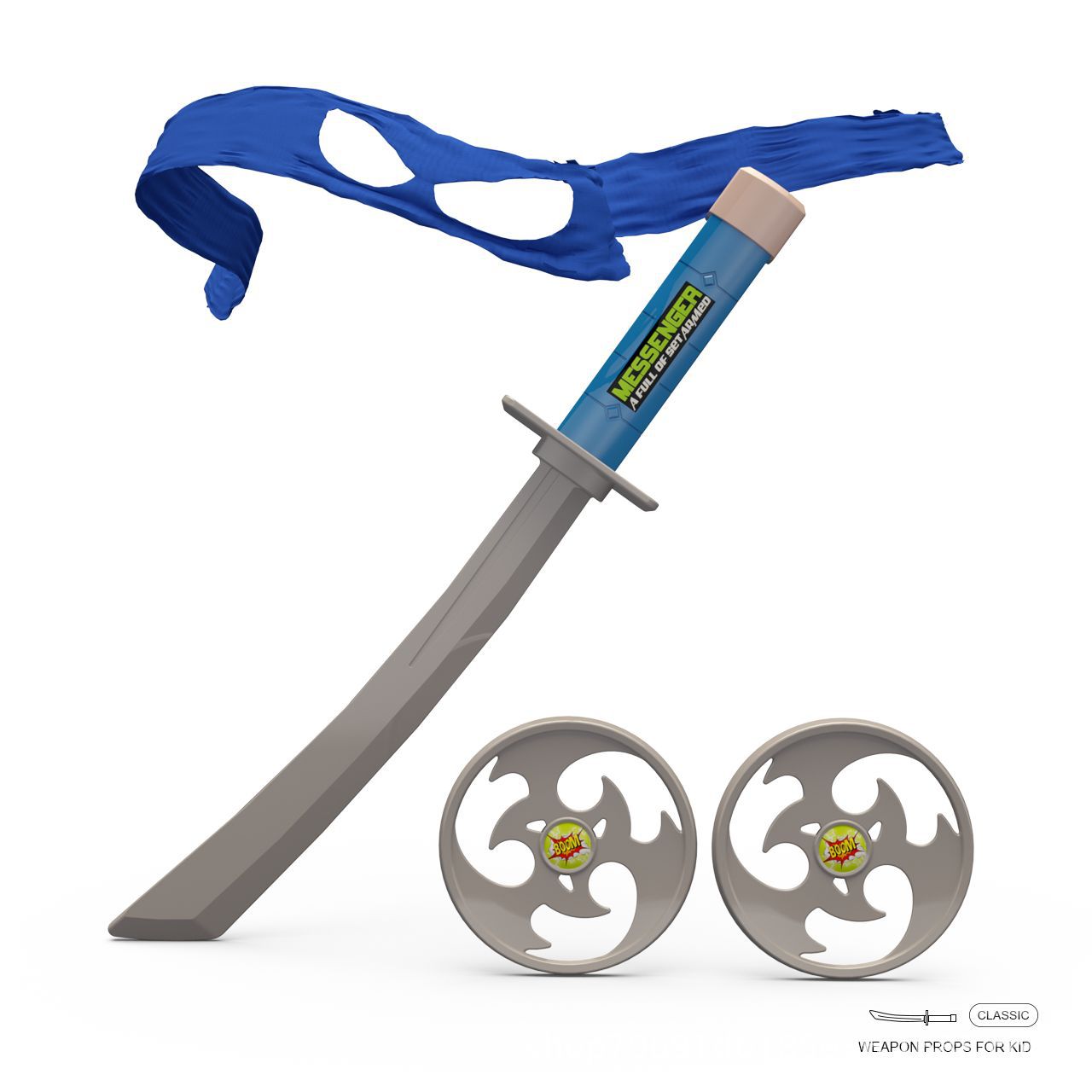 Teenage Ninja Turtles Eye Mask - Cosplay Prop Knife บทวิจารณ์และราคา