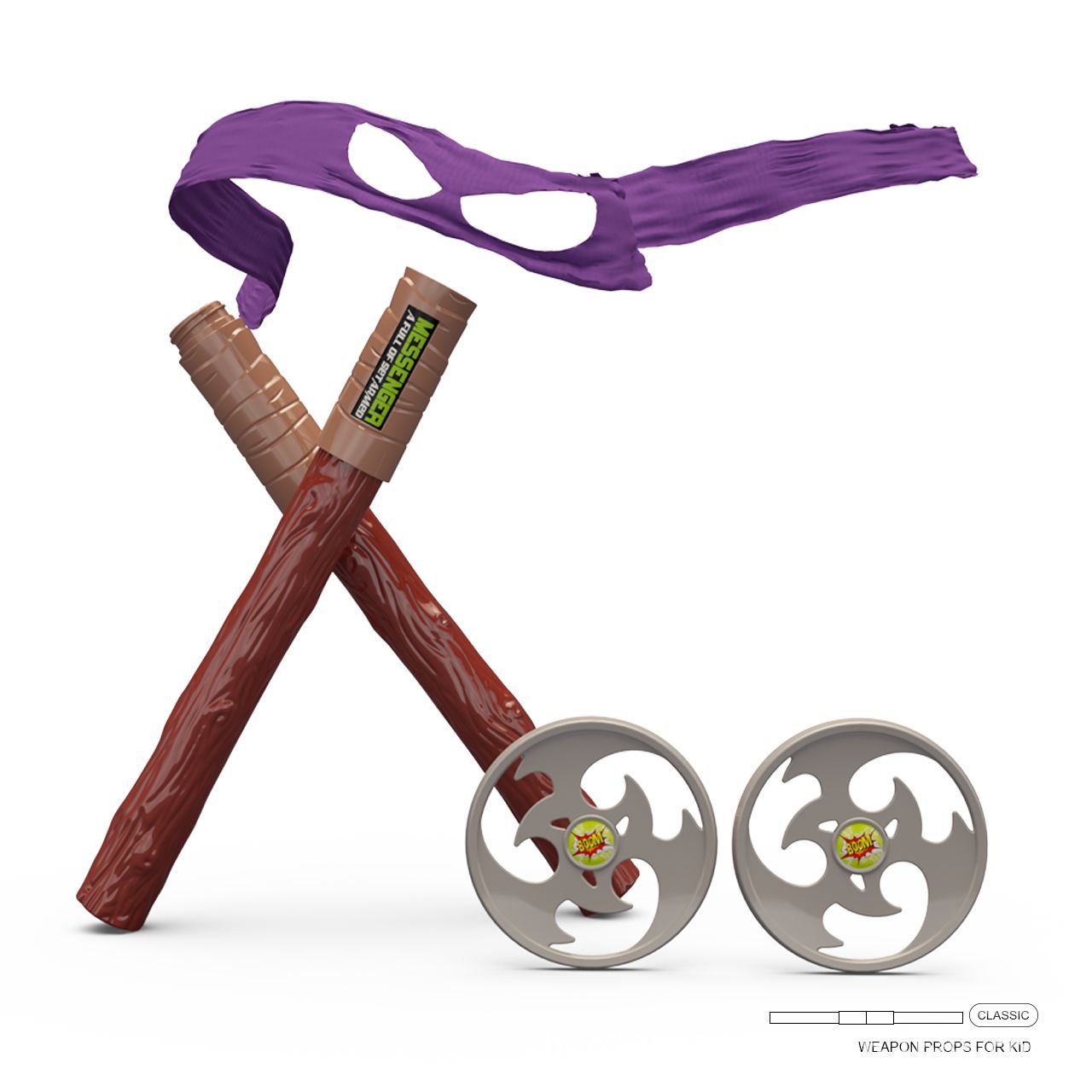 Teenage Ninja Turtles Eye Mask - Cosplay Prop Knife บทวิจารณ์และราคา