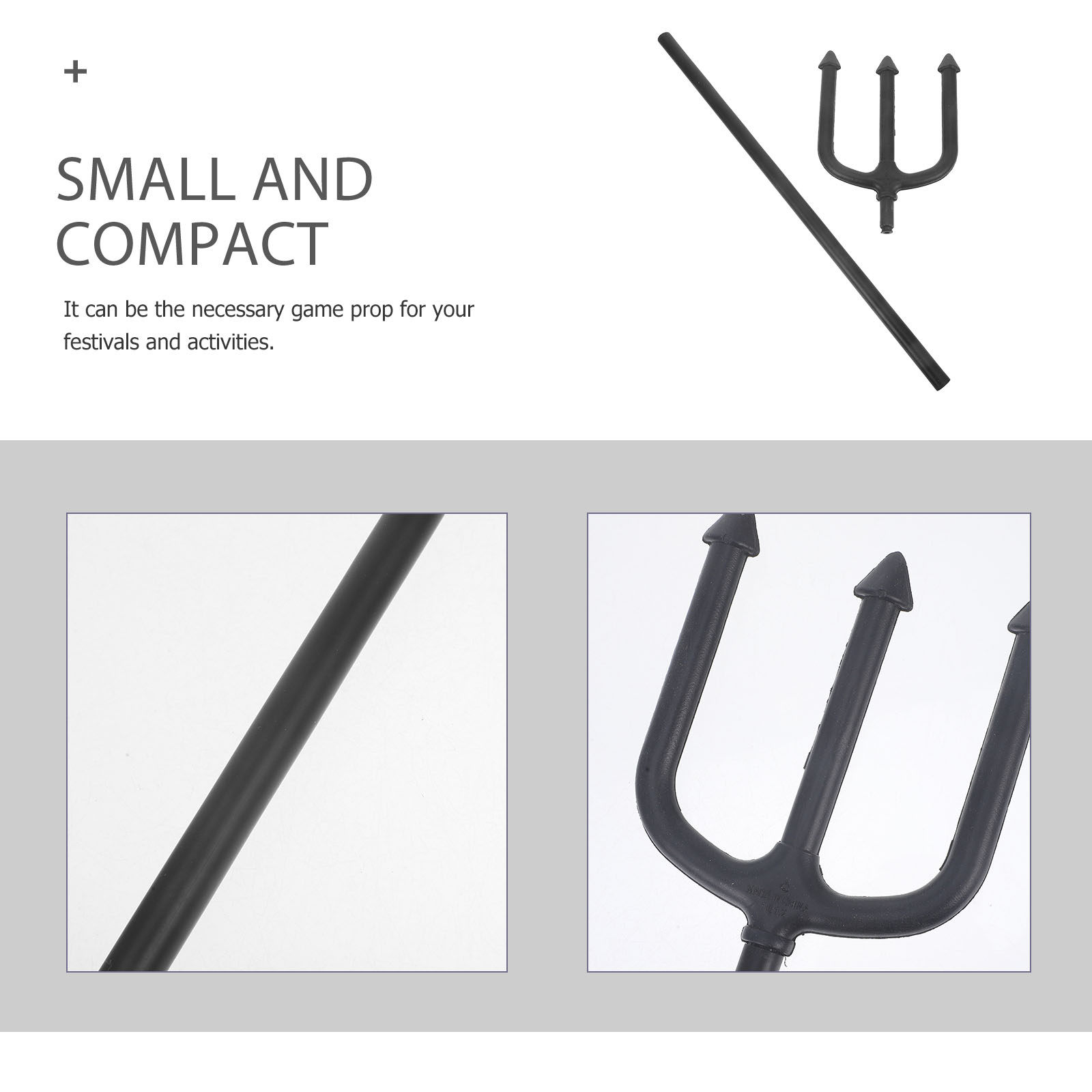 Devil Fork Prop Halloween Deco - Cosplay Material For Prop บทวิจารณ์และราคา