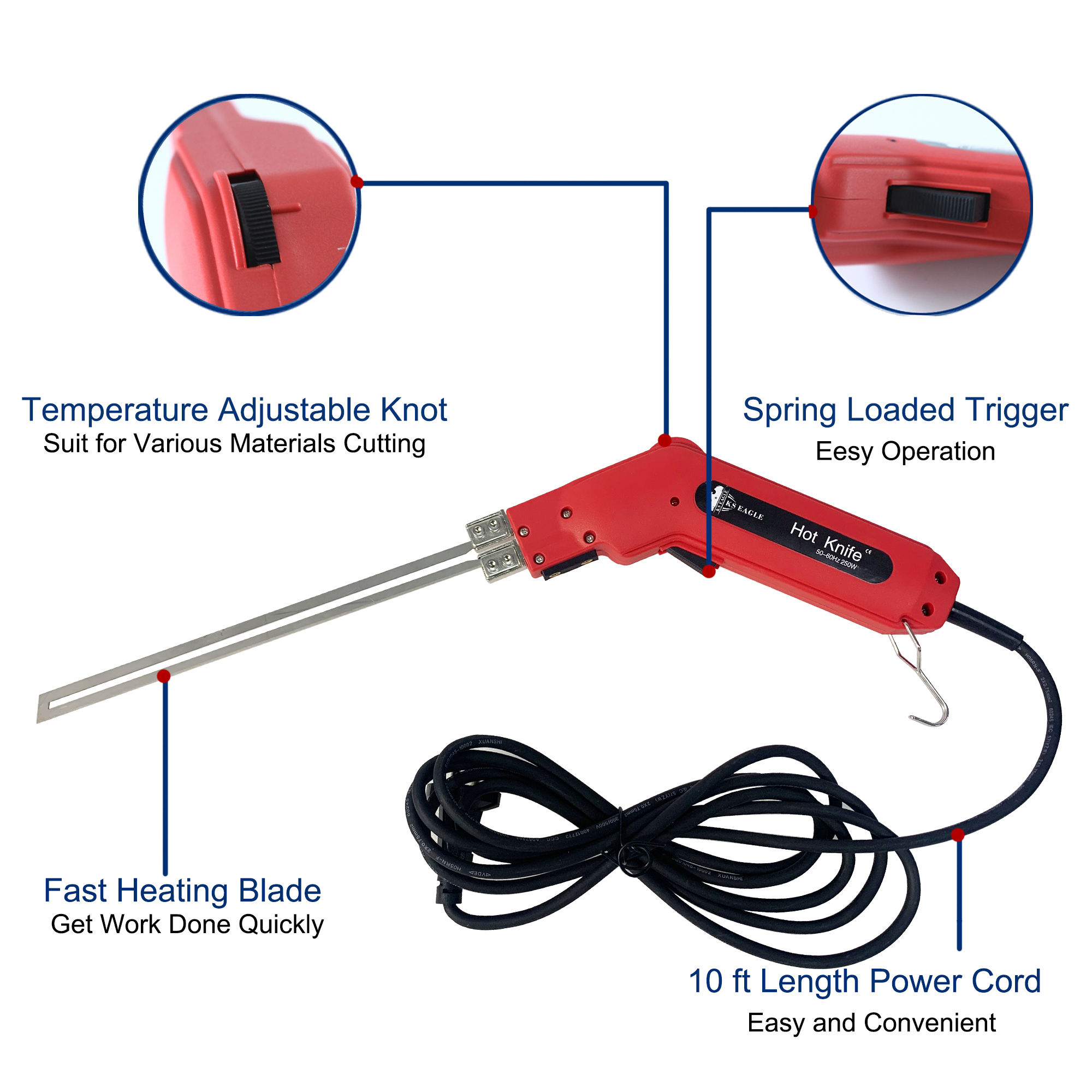 Electric Foam Cutter Kit Foam  - Craft Knife Set บทวิจารณ์และราคา