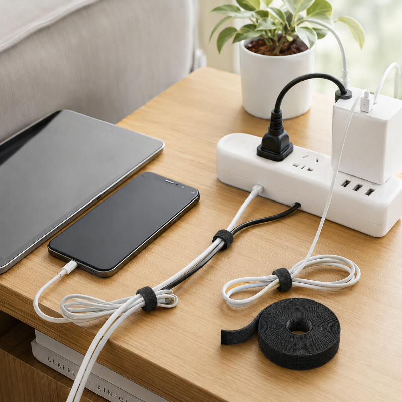 Adjustable Hook Loop Cable Bin - Velcro Hook Loop บทวิจารณ์และราคา