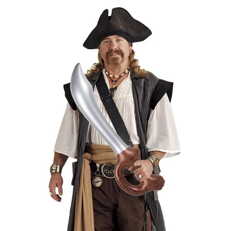 10 Pcs Inflatable Pirate Sword - Cosplay Prop Knife บทวิจารณ์และราคา
