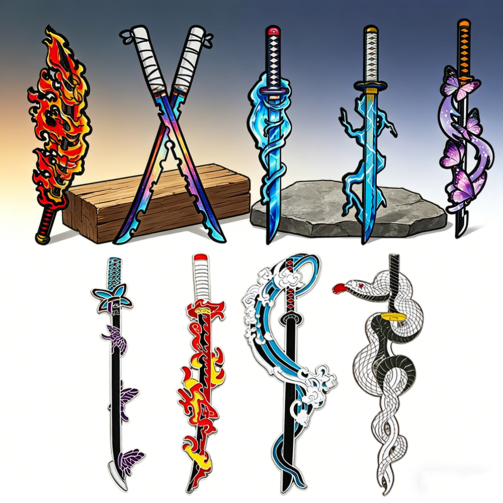 Demon Slayer Nichirin Sword En - Cosplay Prop Katana บทวิจารณ์และราคา