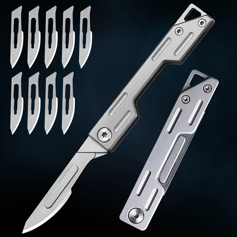 Folding Knife Stainless Steel  - Craft Knife Set บทวิจารณ์และราคา