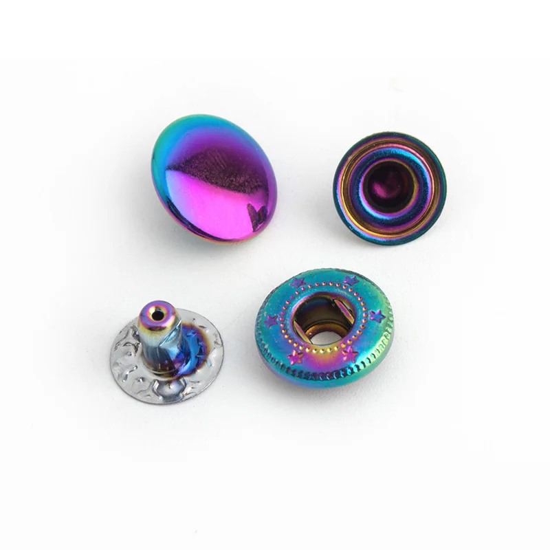 20-100 Sets Rainbow 12mm 10 Co - Snap Fastener Set บทวิจารณ์และราคา