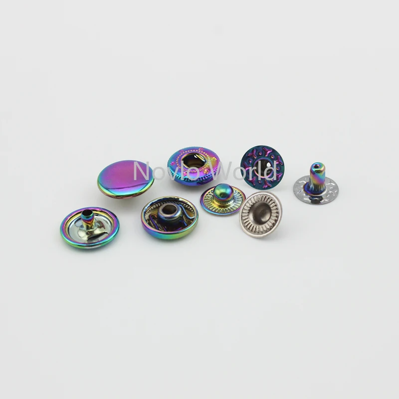 20-100 Sets Rainbow 12mm 10 Co - Snap Fastener Set บทวิจารณ์และราคา