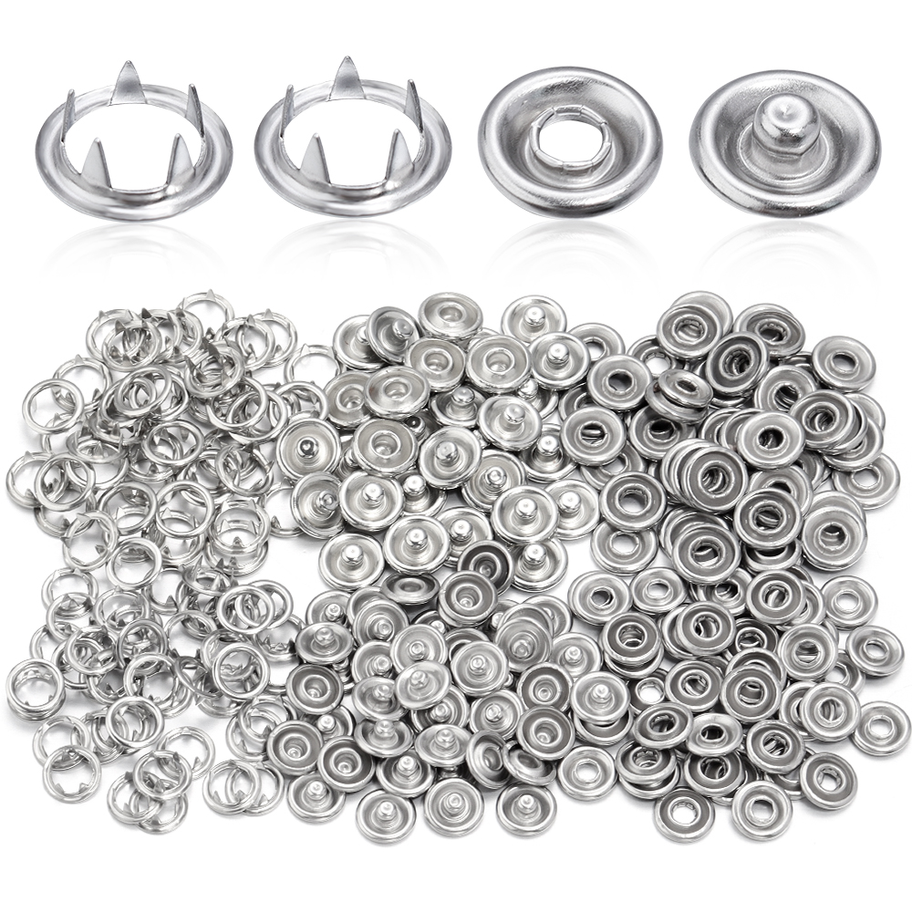 SAUVOO 50sets Iron Snap Button - Snap Fastener Set บทวิจารณ์และราคา