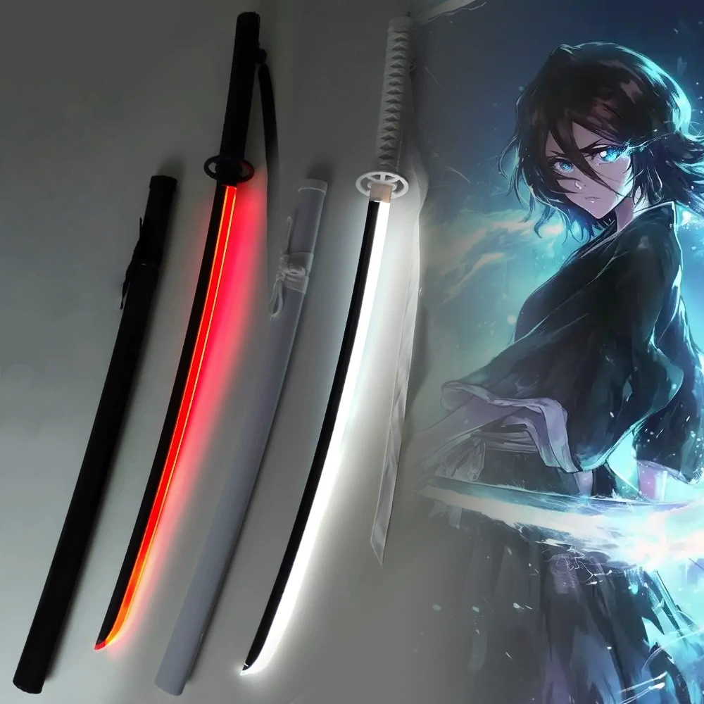 40inch Glow Bleach Katana Led  - Cosplay Prop Katana บทวิจารณ์และราคา