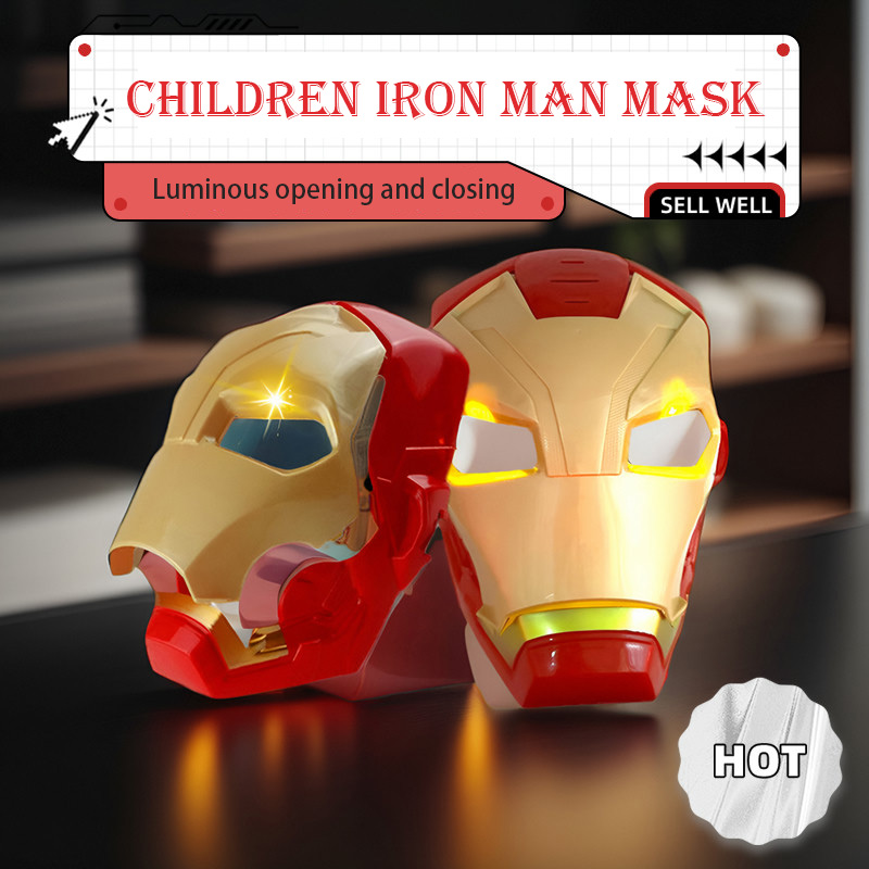Super Cool Iron Man Mask Super - Cosplay Fire Prop บทวิจารณ์และราคา