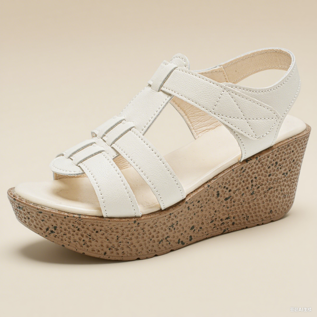 Retro Summer Cross Strap Velcr - Velcro Hook Loop บทวิจารณ์และราคา