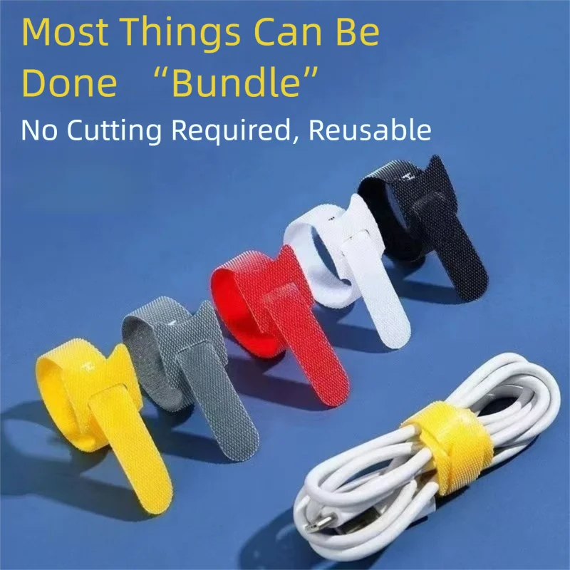 Cut-Free Reusable Cable Organi - Velcro Hook Loop บทวิจารณ์และราคา