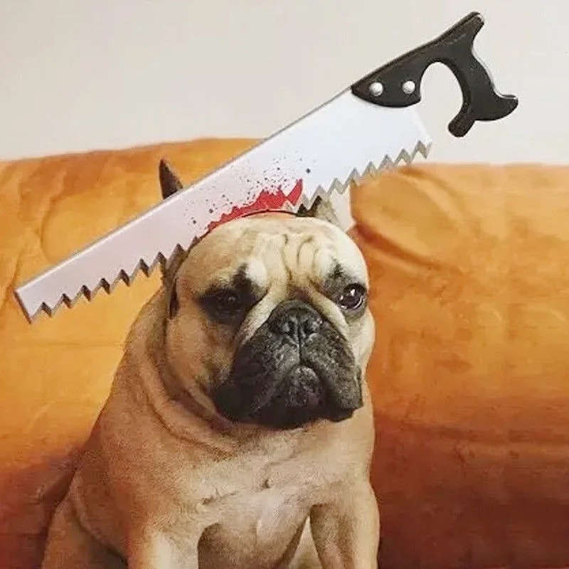 1 Pcs Dog/Cat/Pet Halloween Fu - Cosplay Prop Knife บทวิจารณ์และราคา