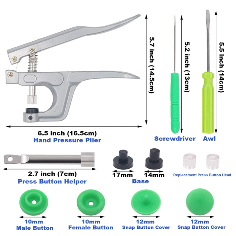 Snap Buttons and Snap Pliers T - Snap Plier Setter บทวิจารณ์และราคา