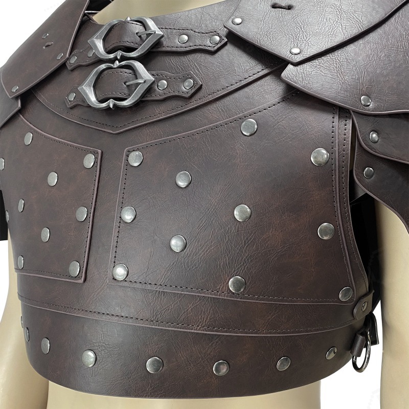 Medieval Studded Shoulder Ches - Cosplay Props บทวิจารณ์และราคา