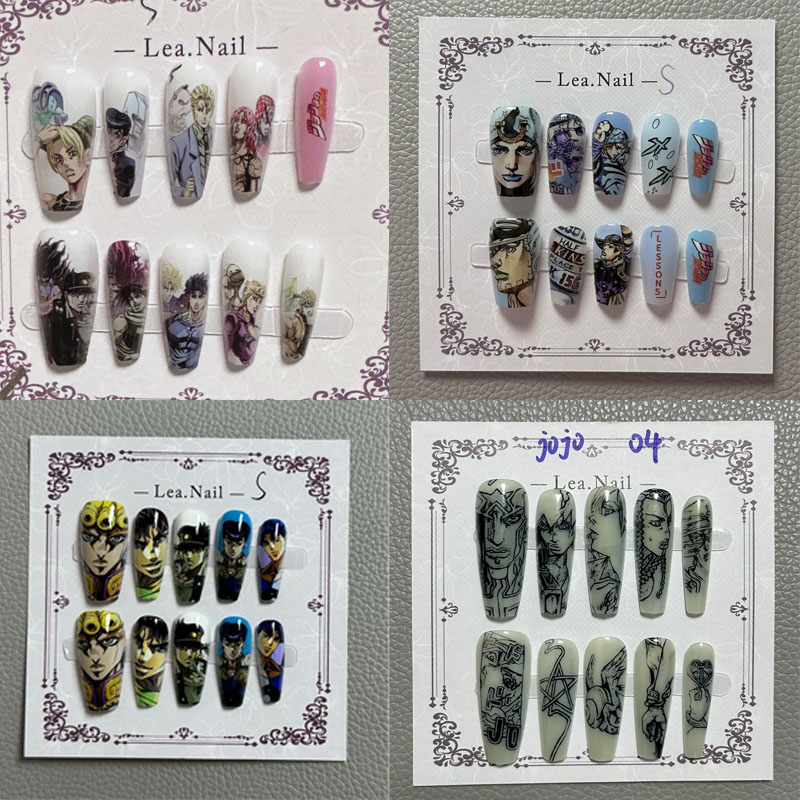 JOJO Nail Art Student Anime Ca - Cosplay Prop Diy บทวิจารณ์และราคา