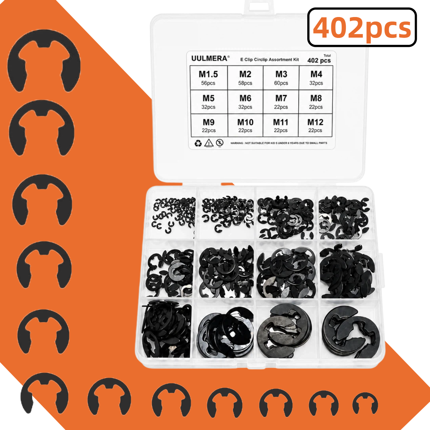 E-Clip Snap Ring Set 269/209/4 - Snap Fastener Set บทวิจารณ์และราคา