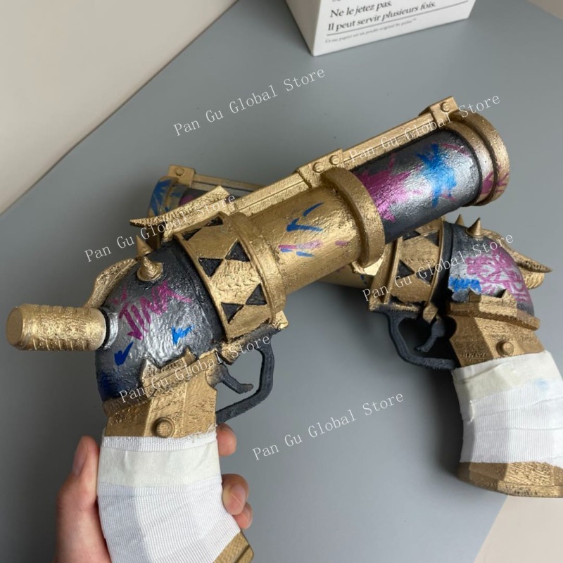 28cm/11.02in Jinx Pistol Custo - Cosplay Prop Katana บทวิจารณ์และราคา
