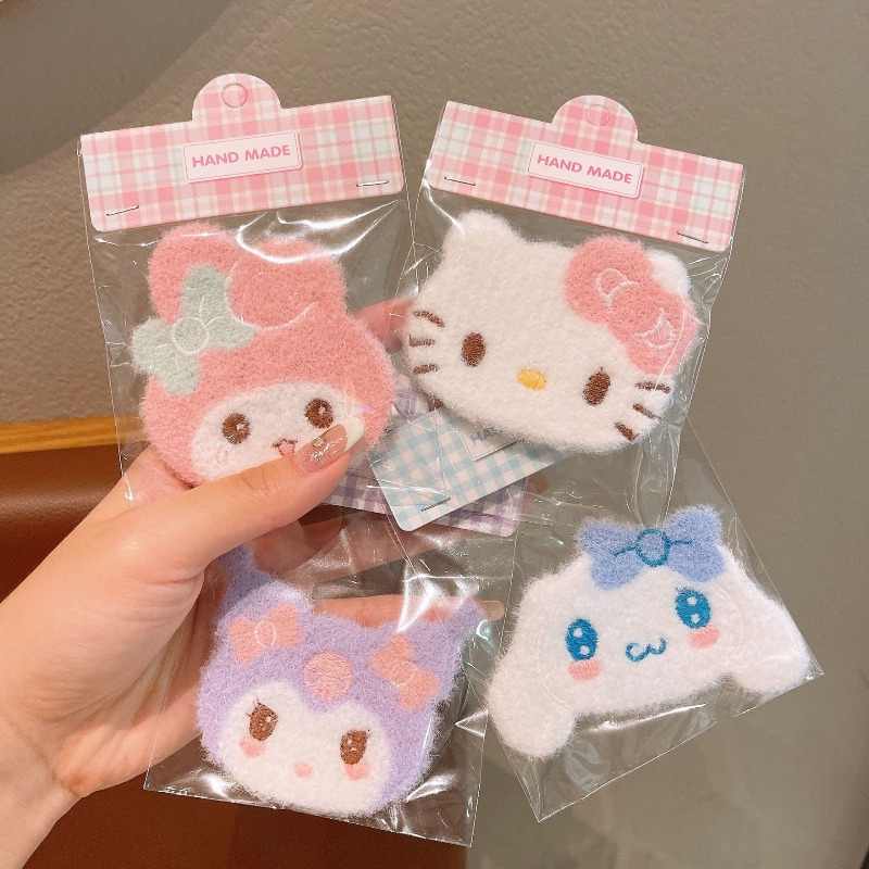 Cute Cartoon Hello Kitty Self- - Velcro Hook Loop บทวิจารณ์และราคา
