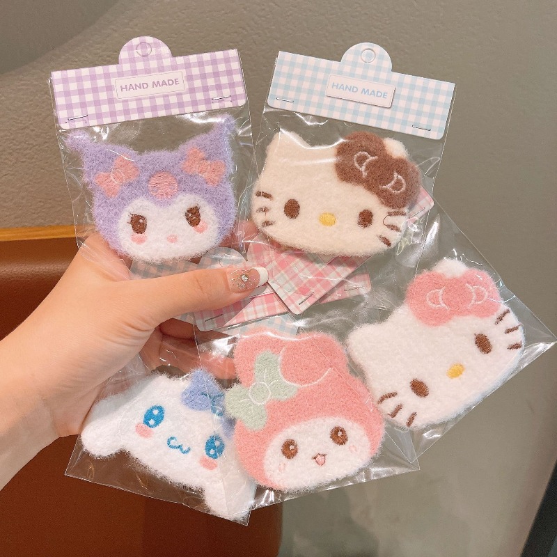 Cute Cartoon Hello Kitty Self- - Velcro Hook Loop บทวิจารณ์และราคา