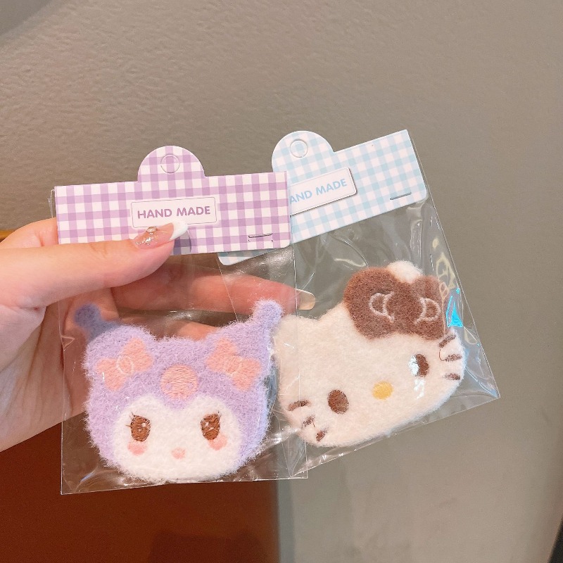Cute Cartoon Hello Kitty Self- - Velcro Hook Loop บทวิจารณ์และราคา