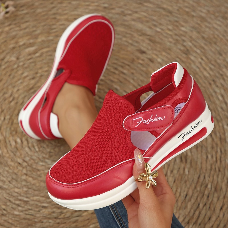 Plus Size Casual Women's Shoes - Velcro Hook Loop บทวิจารณ์และราคา