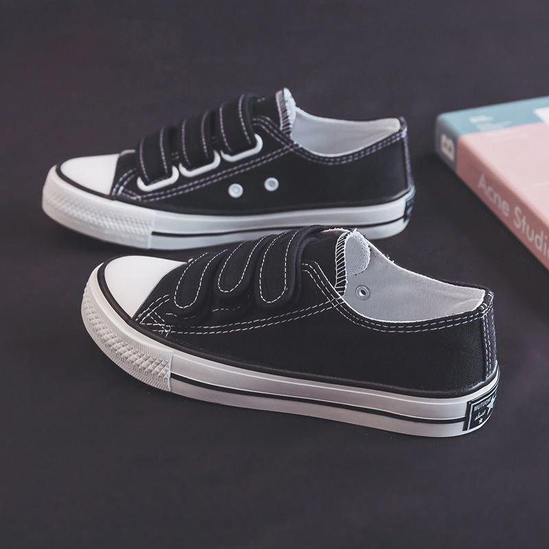 New style Velcro low-top white - Velcro Hook Loop บทวิจารณ์และราคา