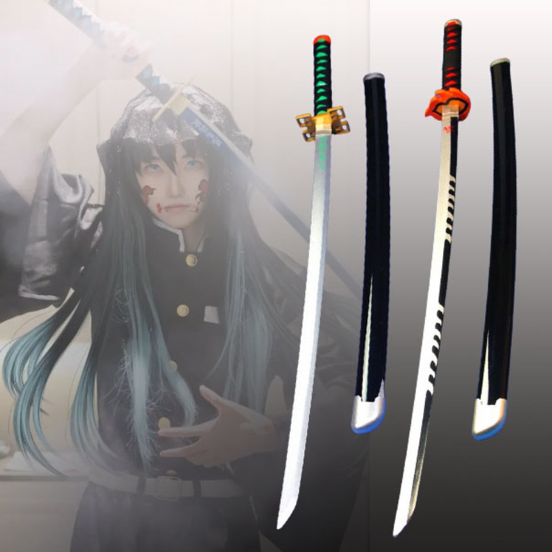41in/104cm Demon Slayer Katana - Cosplay Prop Katana บทวิจารณ์และราคา