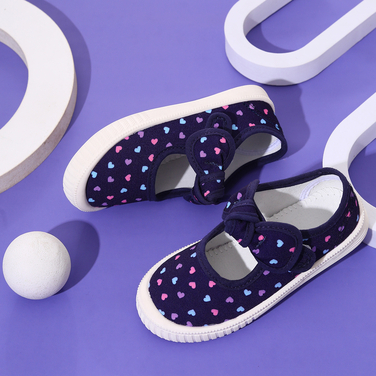 Girls' Canvas Shoes, Casual Sn - Velcro Hook Loop บทวิจารณ์และราคา