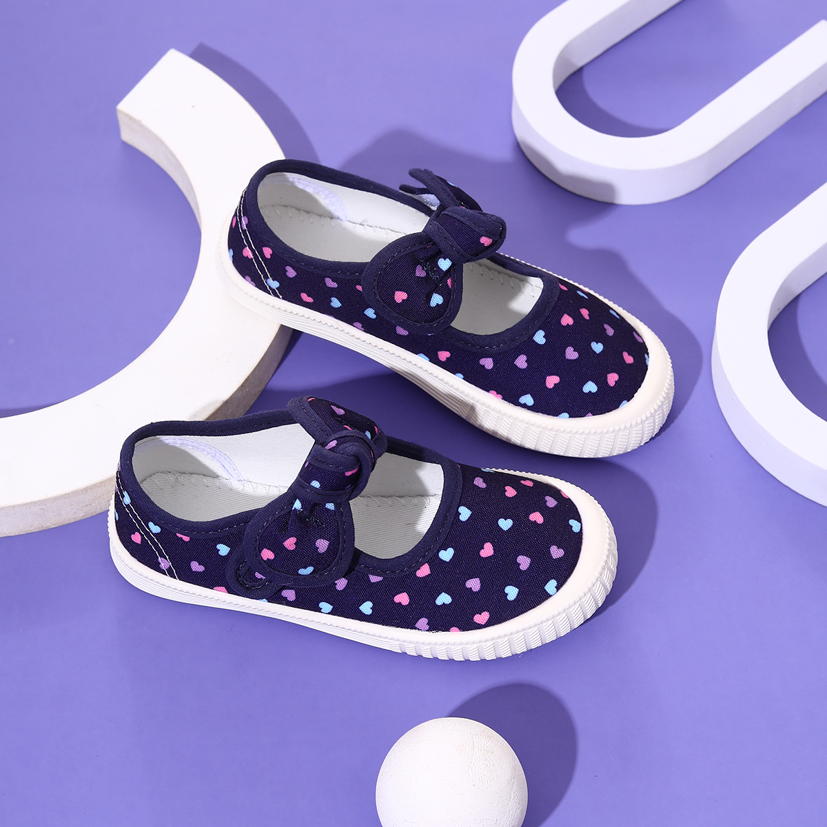 Girls' Canvas Shoes, Casual Sn - Velcro Hook Loop บทวิจารณ์และราคา