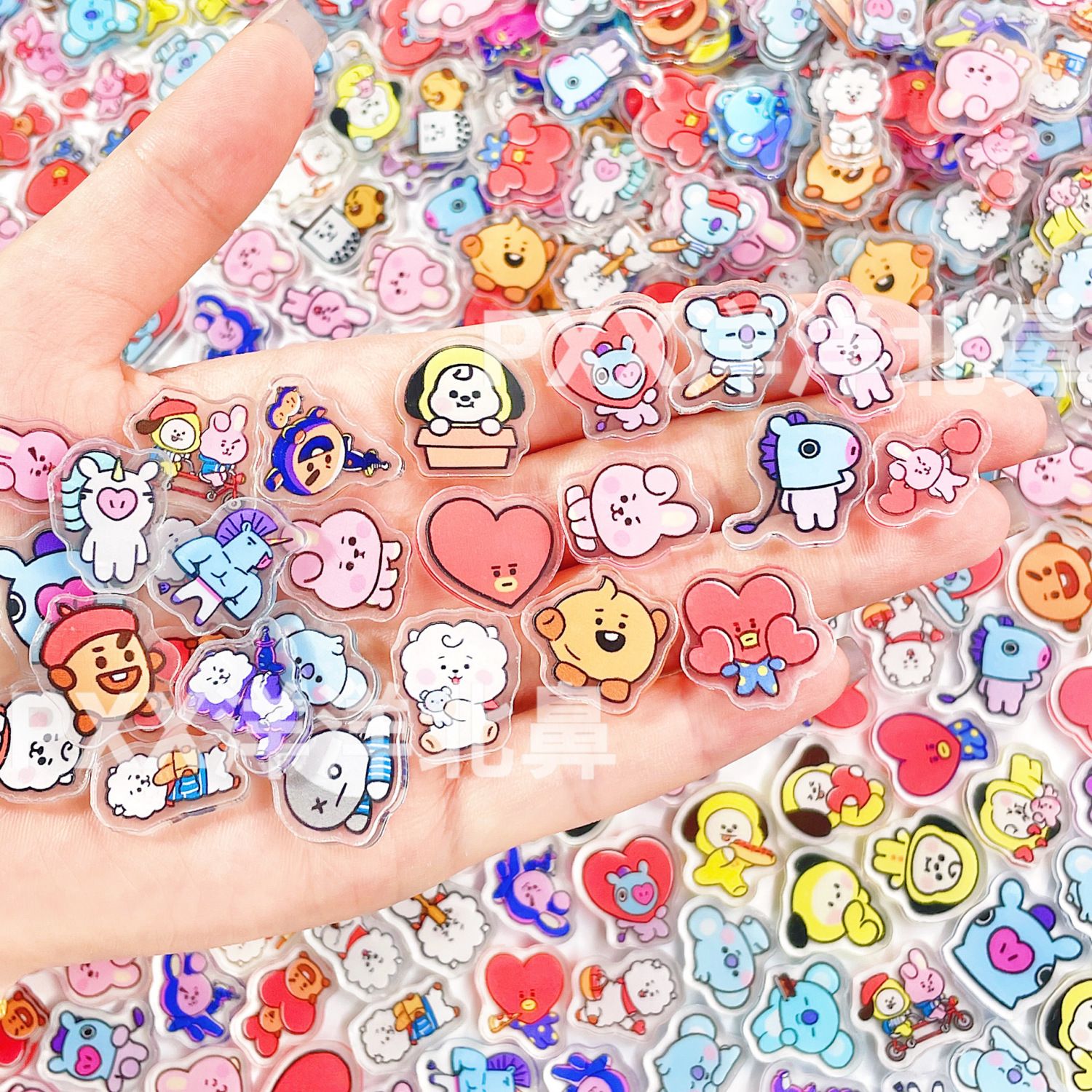 100pcs BT21 BTS single-layer 2 - Cosplay Material For Prop บทวิจารณ์และราคา
