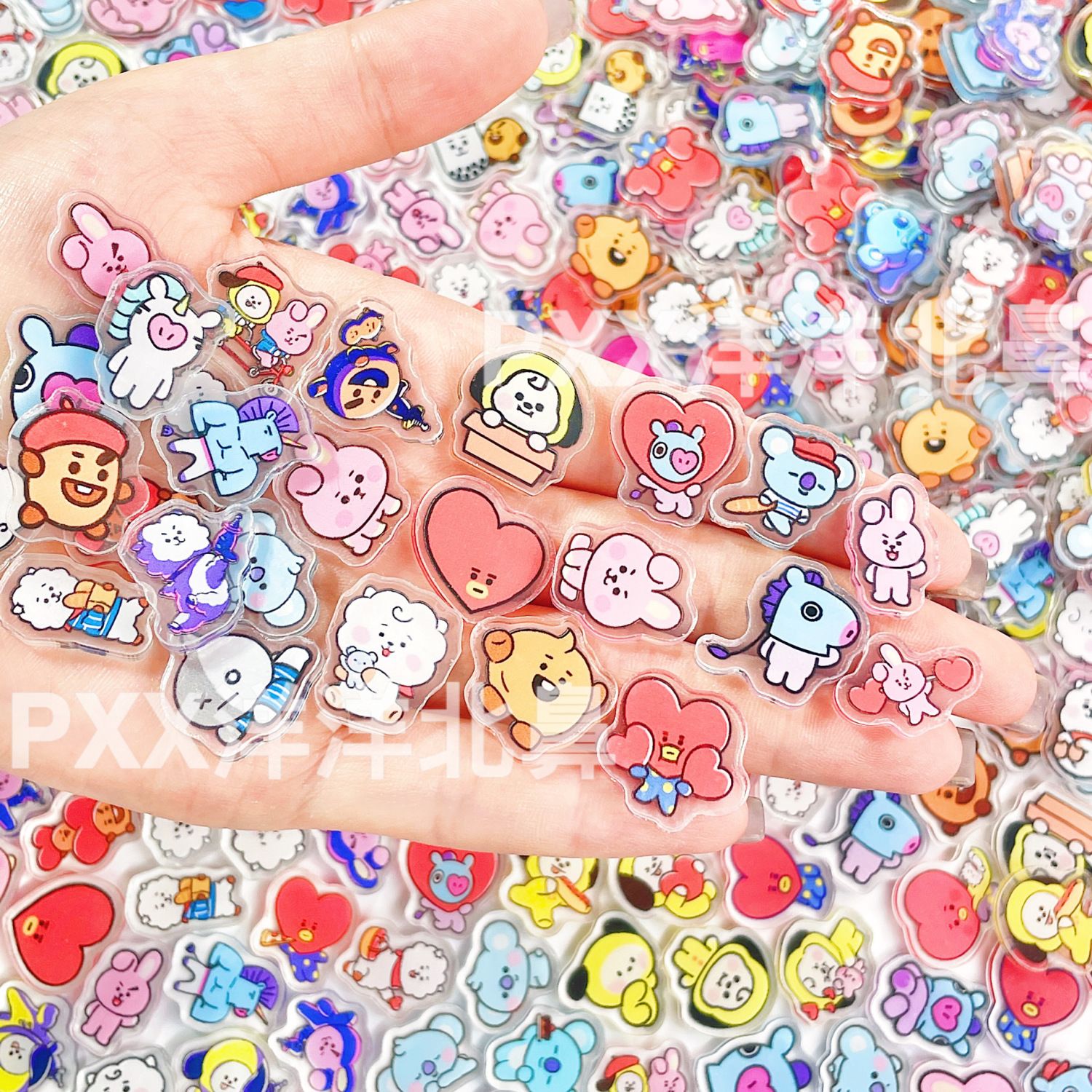 100pcs BT21 BTS single-layer 2 - Cosplay Material For Prop บทวิจารณ์และราคา