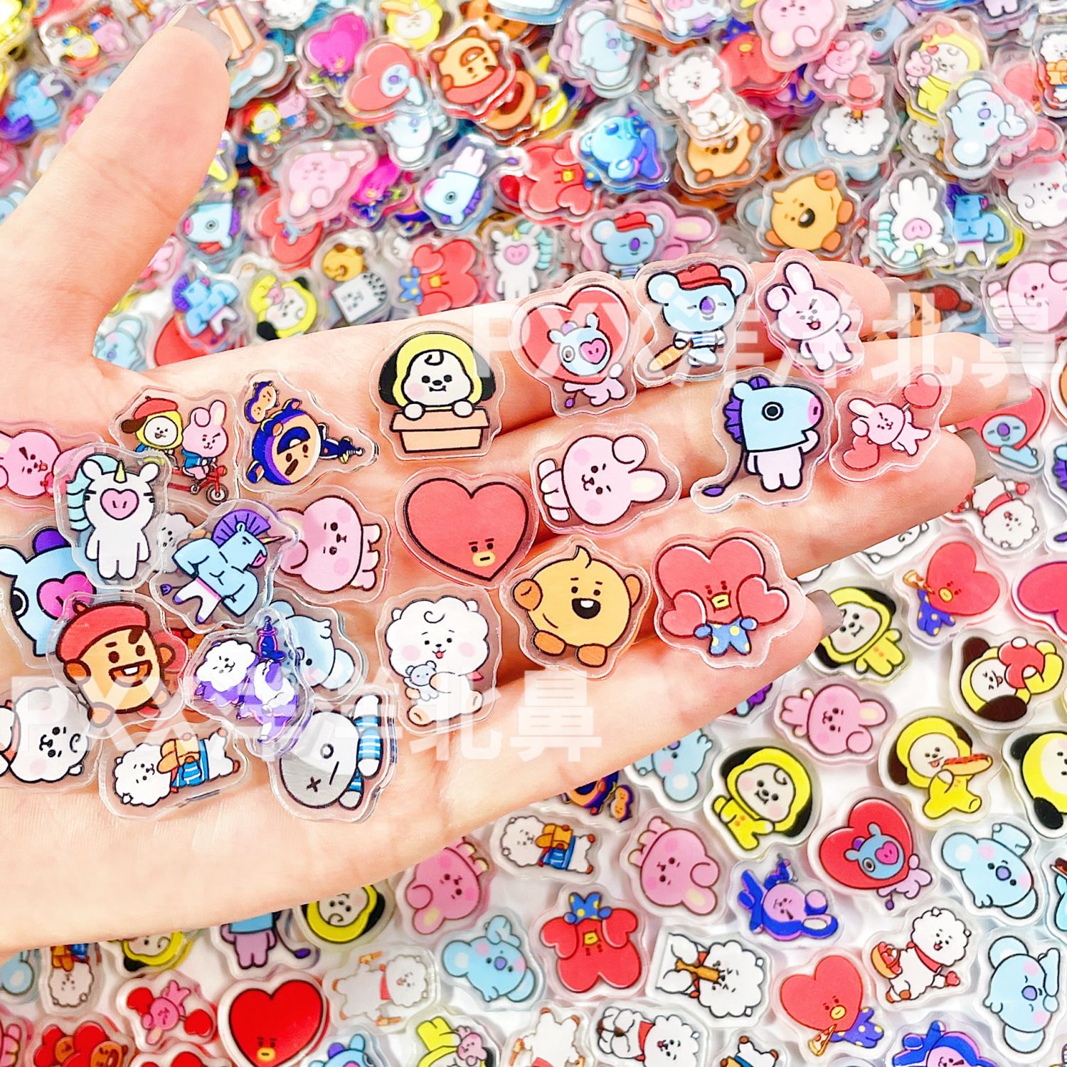 100pcs BT21 BTS single-layer 2 - Cosplay Material For Prop บทวิจารณ์และราคา