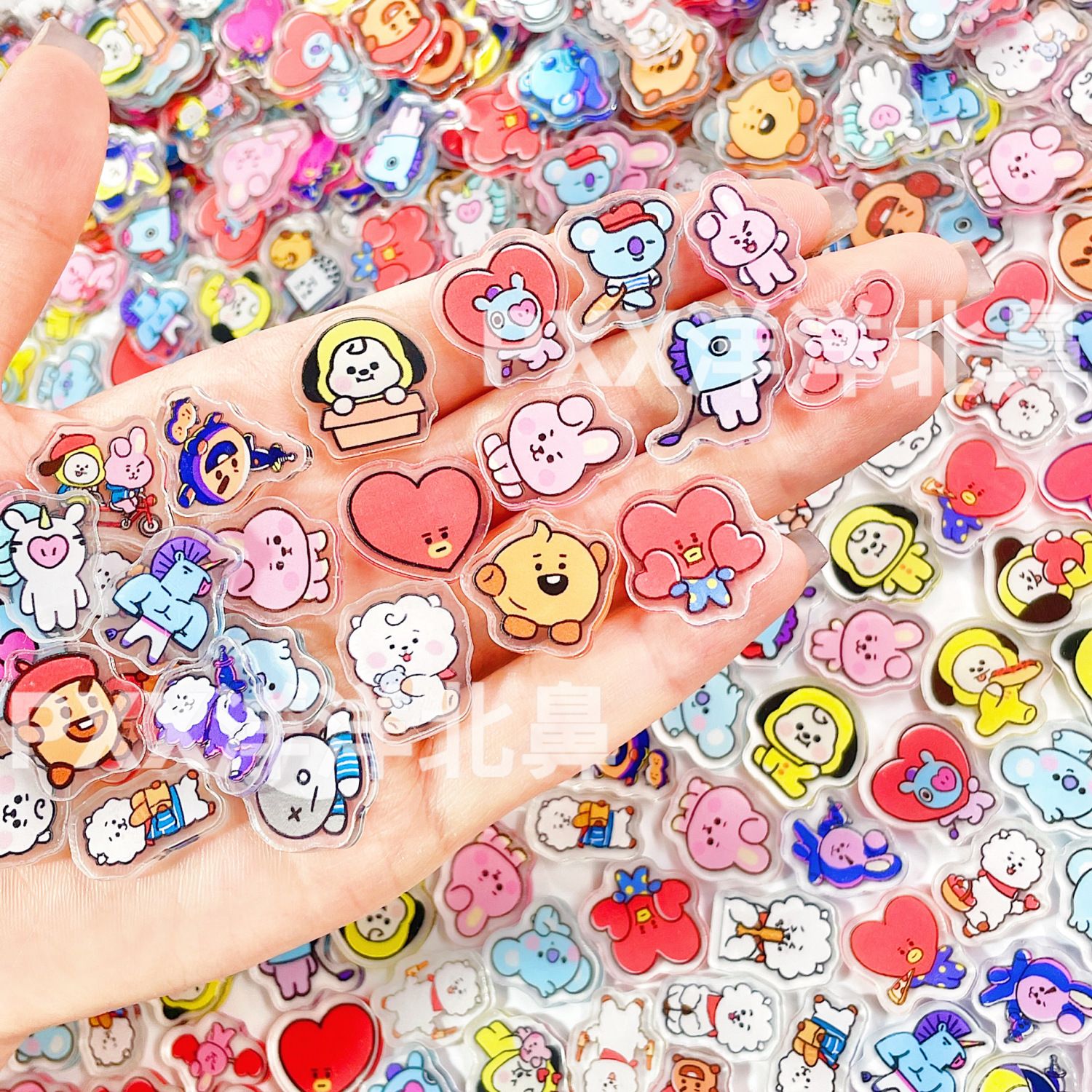100pcs BT21 BTS single-layer 2 - Cosplay Material For Prop บทวิจารณ์และราคา