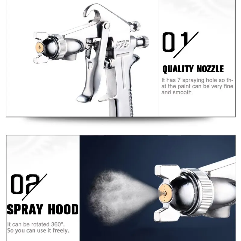 F-75 Adjustable Color Spray Gu - Metallic Spray Paint บทวิจารณ์และราคา