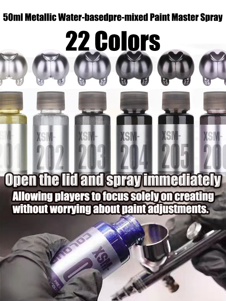 XSM 50ml Metallic Water-basedp - Metallic Spray Paint บทวิจารณ์และราคา