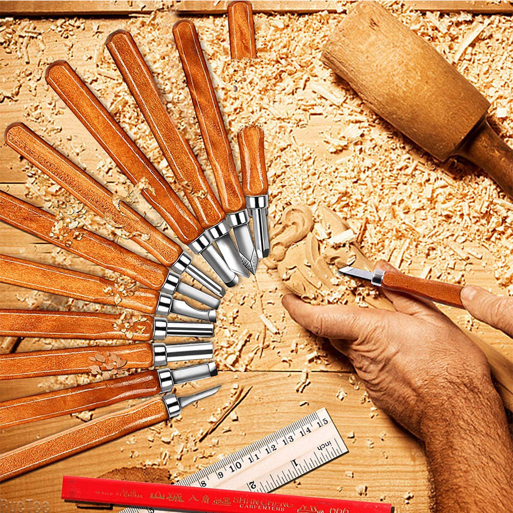 12Pcs SK2 Woodworking Carving  - Craft Knife Set บทวิจารณ์และราคา